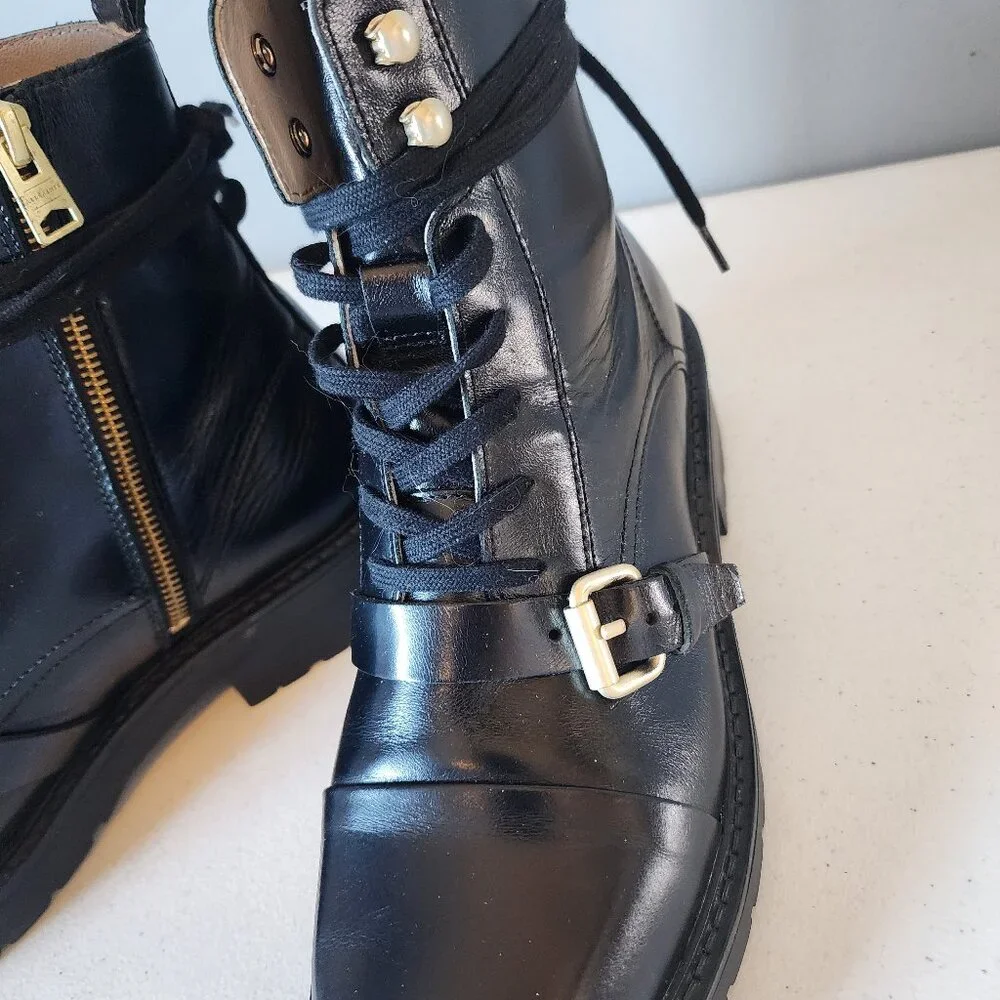 All Saints Combat Boots "LIKE NEW" - Picture 10 of 16